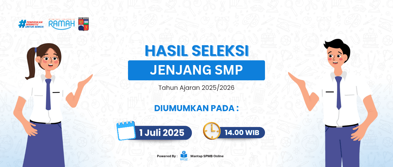 Pengumuman Jenjang SMP