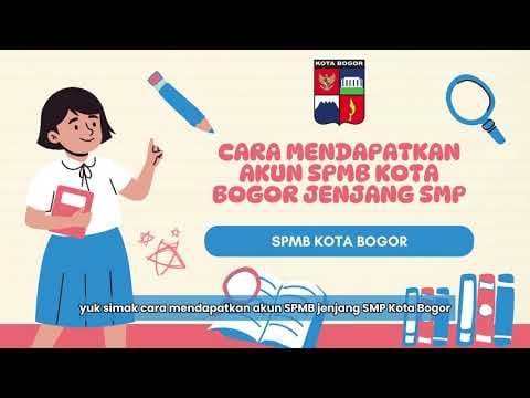 Distribusi Akun SPMB Kota Bogor Jenjang SMP